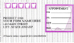 3359, Appointment Card-Tooth